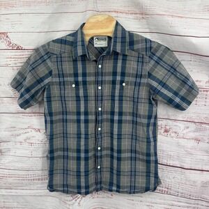 Mountain Khakis‎ Shirt Mens Large Plaid Short Sleeve Button Up  Cotton Hiking